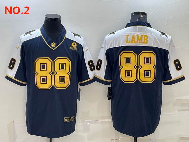 Men's Dallas Cowboys #88 CeeDee Lamb Jersey NO.2;